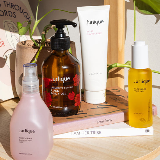 Explore our range of rose-infused products